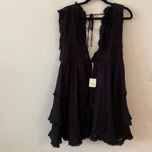 NWT Free People ruffle top Size S